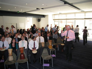 Cuscal Interactive Drumming Session Establishment Sydney
